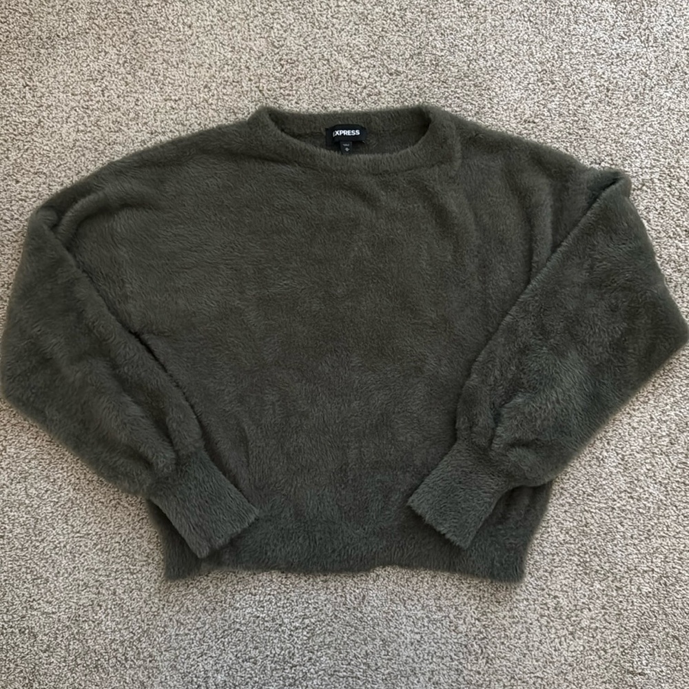 Express Fuzzy Sweater